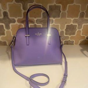 Kate Spade Lilac Structures purse